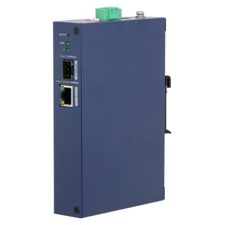 Switch Hardened 2 puertos 1RJ45 Gigabit + 1SFP Gigabit Gestionable en Cloud Layer2