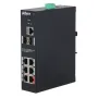 Switch Hardened PoE 4 puertos Gigabit +2RJ45 Gigabit +2SFP Gigabit 90W Gestionable Layer2