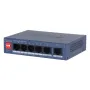 Switch PoE 4 puertos 10/100 + 2RJ45 Uplink Gigabit 36W Gestionable en Cloud Layer2