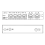 Switch PoE 4 puertos 10/100 + 2RJ45 Uplink Gigabit 60W Gestionable en Cloud Layer2