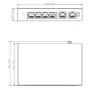 Switch PoE 4 puertos Gigabit + 2RJ45 Uplink Gigabit 60W Gestionable en Cloud Layer2