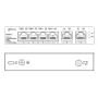 Switch PoE 4 puertos Gigabit + 2RJ45 Uplink Gigabit 60W Gestionable en Cloud Layer2