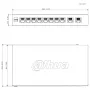 Switch PoE 8 puertos 10/100 + 2RJ45 Uplink Gigabit 110W Gestionable en Cloud Layer2