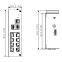 Switch Hardened PoE 8 puertos Gigabit +2SFP Gigabit 110W Gestionable Layer2