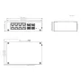 Switch Hardened PoE 8 puertos 10/100 +4SFP Gigabit 96W Gestionable Layer2