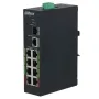 Switch Rango Temp Extendida ePoE 8 puertos 10/100 + 1RJ45 Uplink Gigabit + 1SFP Gigabit 120W No_Gestionable Layer 2