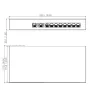Switch PoE 8 puertos Gigabit + 2RJ45 Uplink Gigabit 65W No_Gestionable Layer2