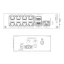 Switch PoE 2.0 8 puertos Gigabit +2SFP Uplink +1RJ45 Uplink Gigabit 120W No_Gestionable Layer2