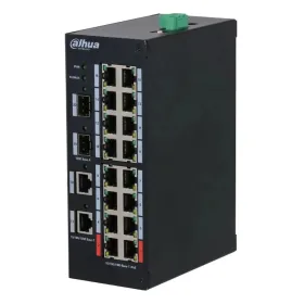 Switch Hardened PoE 16 puertos Gigabit (2RJ45+2SFP) Uplink Gigabit 190W No_Gestionable Layer2