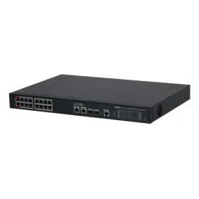 Switch PoE 16 puertos Gigabit + 2 Uplink Gigabit RJ45 + 2SFP Gigabit 240W Gestionable Layer2