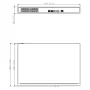 Switch PoE 16 puertos Gigabit + 2 Uplink Gigabit RJ45 + 2SFP Gigabit 240W Gestionable Layer2