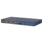 Switch PoE 24 puertos 10/100 + 2 Combo Gigabit RJ45/SFP Uplink 240W Gestionable en Cloud Layer2