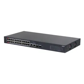 Switch PoE 24 puertos 10/100 + 2 Combo Gigabit RJ45/SFP Uplink 375W Gestionable en Cloud Layer2