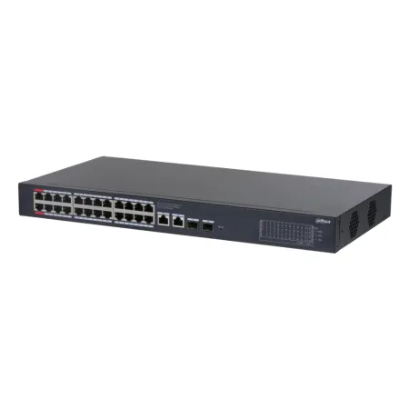 Switch PoE 24 puertos Gigabit + 2 Uplink Gigabit RJ45 + 2SFP Gigabit 240W Gestionable en Cloud Layer2