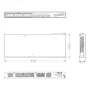 Switch 24 puertos Gigabit + 4 SFP+ 10Gbps Gestionable Layer3