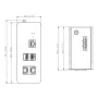 Switch PoE 2.0 Industrial 2 puertos Gigabit + 2SFP Uplink Gigabit 120W Gestionable Layer2