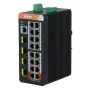 Switch PoE 2.0 Industrial 16 puertos Gigabit + 4SFP Uplink Gigabit 240W Gestionable Layer2
