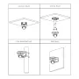MiniDomo HDCVI 4EN1 2M 1080P Iluminación Dual LED20m/IR20m 2.8mm IP67 MIC Quick-to-install