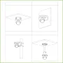 MiniDomo HDCVI 4EN1 2M 1080P DN ICR WDR Starlight IR60m 2.7-12mm VFM IP67 MIC