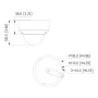 Domo HDCVI 4EN1 2M 1080P FULL COLOR WDR Iluminación Dual LED40m/IR40m 2.8mm IP67 IK10 MIC