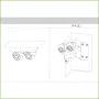 MiniDomo HDCVI 2M de Doble Lente DN ICR WDR Starlight IR30m 0Lux 3.6mm IP67 AUDIO Broadcast