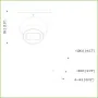 MiniDomo HDCVI 4EN1 2M 1080P FULL COLOR WDR Starlight 3.6mm IP67 AUDIO MIC