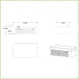DVR 5EN1 H265 4ch 4K@12ips +4IP 8MP 1HDMI 1HDD Bateria