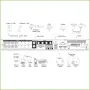 DVR 5EN1 H265 8ch 4K@6ips +64IP 12MP 2HDMI 2HDD E/S AI