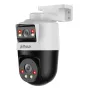 Domo Dual-PT IP 2M+2M Iluminación Dual LED30m/IR30m IP66 PoE AUDIO E/S AI