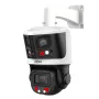 Domo Dual-PTZ IP 8M+4M TiOC WDR Iluminación Dual LED30m/IR70m 10x IP66 PoE AUDIO E/S AI