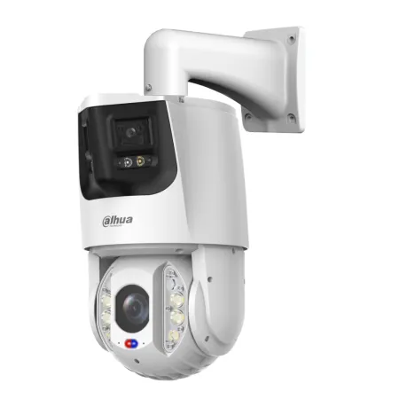 Domo Dual-PTZ IP 8M+4M WDR Iluminación Dual LED100m/IR250m 32x IP67 IK10 PoE++ AUDIO MIC/Altavoz E/S AI