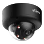 Domo IP H265 4M WDR140dB Iluminación Dual LED50m/IR60m 2.7-12VFM IK10 IP67 ePoE SD AUDIO MIC E/S AI. Color Negro