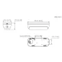 IPC-HDW8441X-3D-0280B - Cámara IP Conteo de Personas H265 4M DUAL-LENS WDR IR20m 2.8mm IP67 IK10 PoE AUDIO MIC/Altavoz E/S