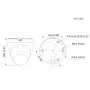 MiniDomo IP 12M H265 WDR Iluminación Dual LED30m/IR30m 2.8mm IP67 PoE MIC AI Color negro