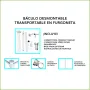 Báculo desmontable de 3,5m de altura en acero galvanizado de color gris con soporte para cámara y speed dome