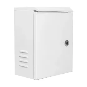 DISTRIBUTION BOX. Caja de acero 300x400x180 para báculos de 3.5m y 4.5m. Color blanco