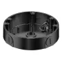 Caja conexiones circular para HDBWx Dahua con anclaje en 3 o 4 puntos. Color Negro