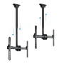 Soporte de techo para pantallas 37"-70"