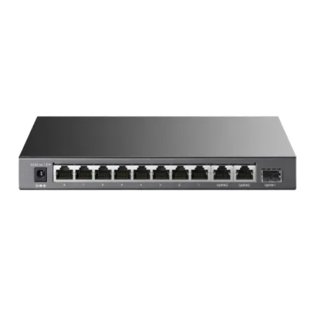 Switch 8 puertos 10/100 Mbps + 3 puertos Gigabit. PoE+ en 8 puertos