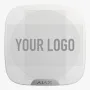 Ajax Brandplate. Placa frontal personalizable para StreetSiren DoubleDeck. Color blanco. Pack de 10ud