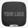 Ajax Brandplate. Placa frontal personalizable para StreetSiren DoubleDeck. Color negro. Pack de 10ud