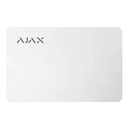 Ajax Pass. Tarjeta DESFire® compatible con KeyPad Plus. Color blanco. 1ud. Precio especial a partir de 10ud y a partir de 25ud