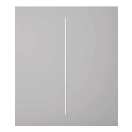 Ajax LightSwitch CenterButton 2-gang. Plusador Central Doble. Color Niebla