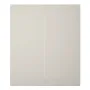 Ajax LightSwitch CenterButton 2-gang. Plusador Central Doble. Color Ostra