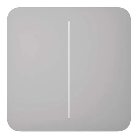 Ajax LightSwitch SoloButton 2-gang. Pulsador Doble. Color Niebla