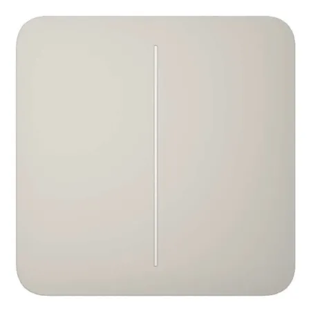 Ajax LightSwitch SoloButton 2-gang. Pulsador Doble. Color Ostra