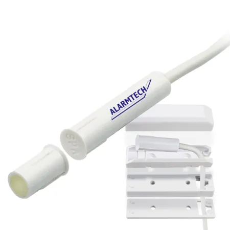 Contacto magnético de alta seguridad. G3. NC. 4 hilos. Plástico. IP 67. Inst. emp/sup. Incluye adaptadores