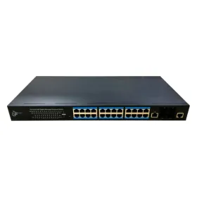 Switch PoE 24 puertos Gigabit + 4 SFP Gigabit 370W Gestionable Layer2
