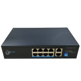 Switch PoE 8 puertos 10/100 + 2 Uplink Gigabit 120W No_Gestionable