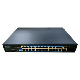 Switch PoE 24 puertos 10/100 + 2 Combo Gigabit 360W No-Gestionable